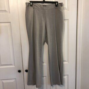 Worthington Women's Curvy Fit Gray Dress Pants
